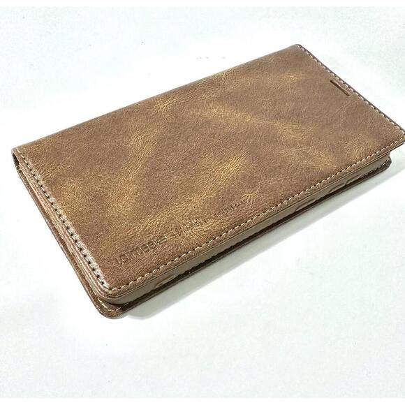 NEW LC.IMEEKE Phone Case for Samsung Galaxy S23 Plus Brown Leather Flip Case - Picture 7 of 8